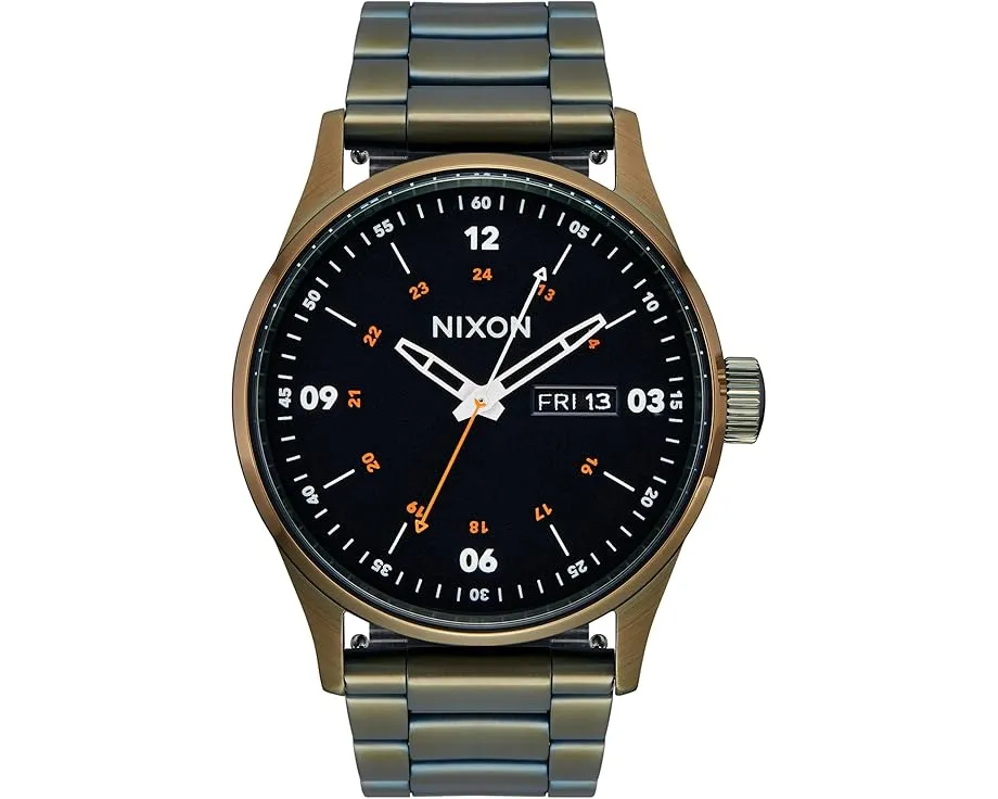Наручные часы Nixon Sentry из нержавеющей стали с камуфляжным дизайном