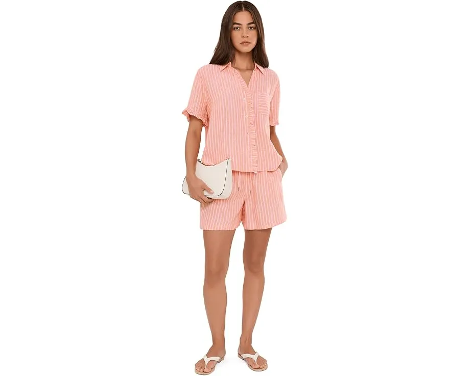 Льняные шорты Croix от Lilly Pulitzer с цветочным принтом