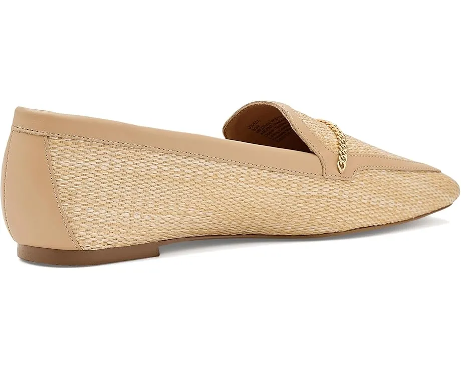 Лоферы Andre Assous Ariane из рафии с цепочкой и квадратным носком