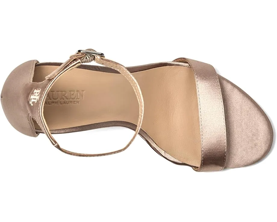 Босоножки Allie на шпильке из атласа с пряжкой Lauren Ralph Lauren