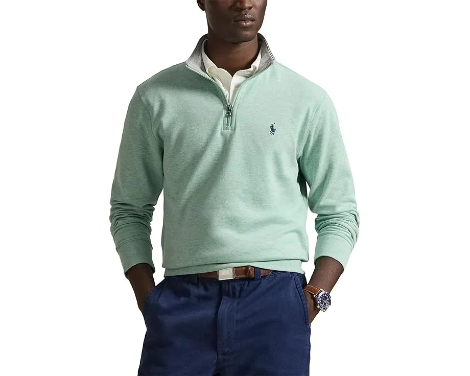 Полувер Polo Ralph Lauren Long Sleeve Lux Jersey из трикотажной смеси с вышитым пони