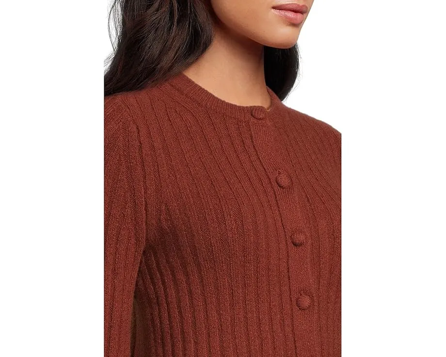 Кардиган Madewell Long Sleeve Cozy Cotton Ribbed с длинными рукавами