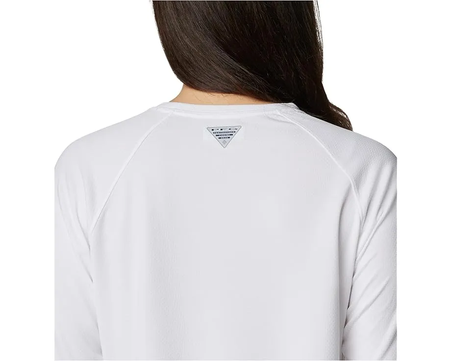 Лонгслив Columbia PFG Solar Stream с защитой от солнца UPF 50 и удлиненными манжетами