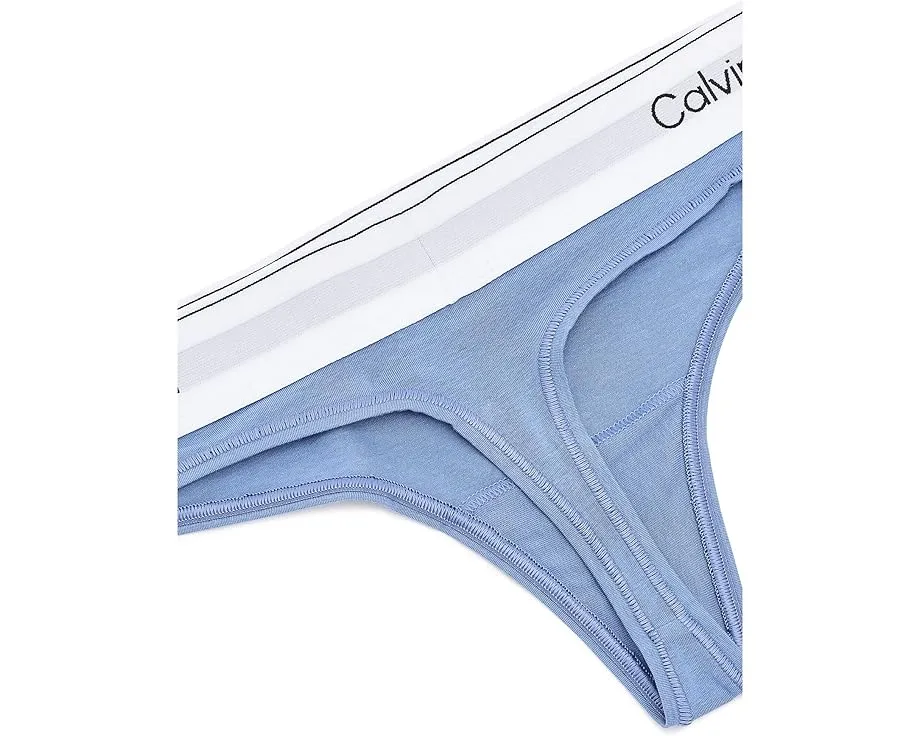 Трусы-стринги Calvin Klein Underwear Icon 2 шт из хлопка и модала