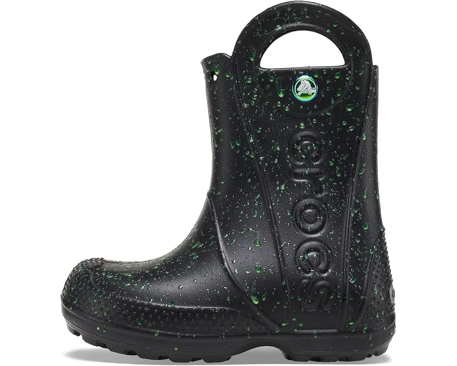 Детские резиновые сапоги Handle it Rain Boot от Crocs с радугой