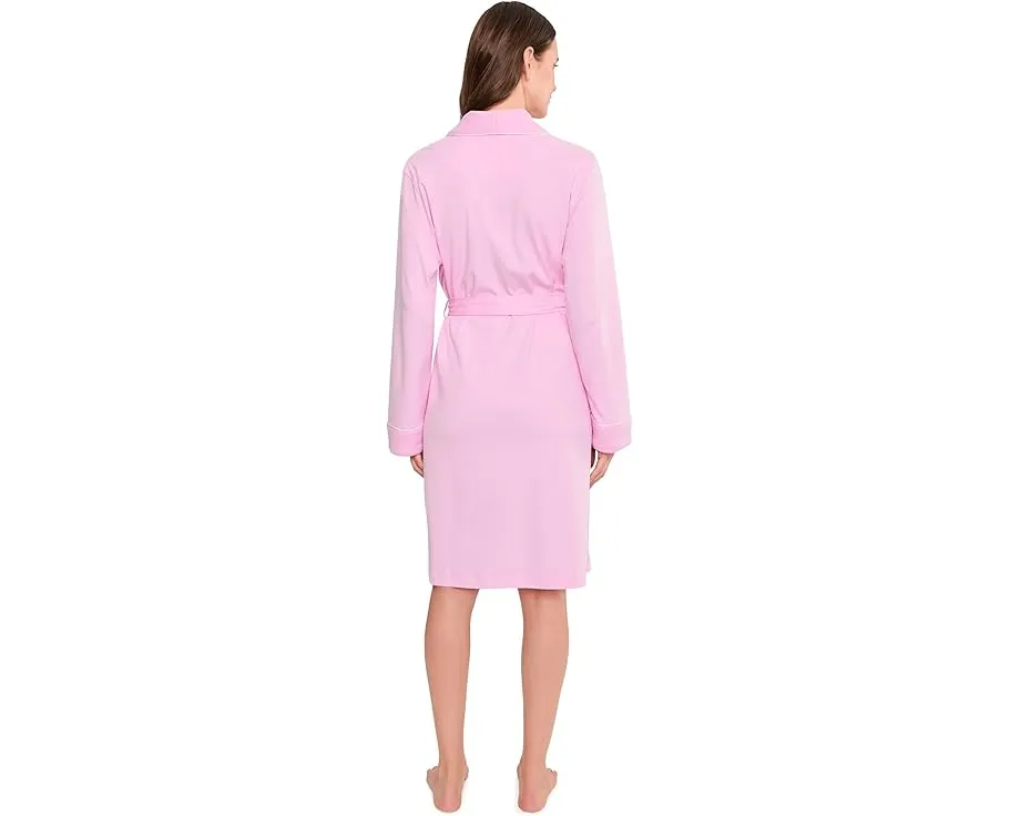 Long Sleeve Quilted Collar Robe