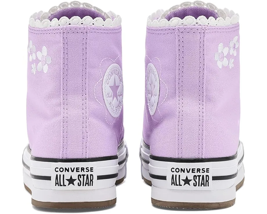 Кроссовки Converse Chuck Taylor Eva Lift Platform с принтом Bubble Flowers для старших детей