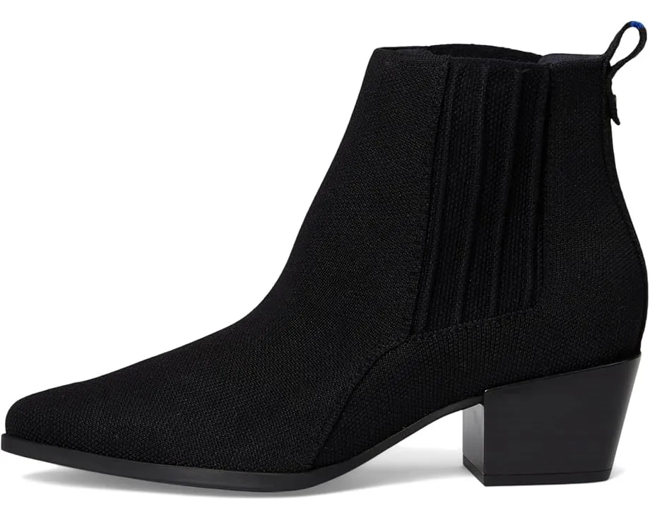 Ботинки Rothy's The Western Bootie с квадратным каблуком и эластичной панелью
