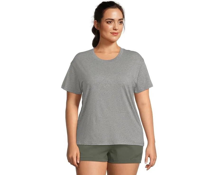 Короткая футболка Prana Everyday из органического хлопка с круглым вырезом