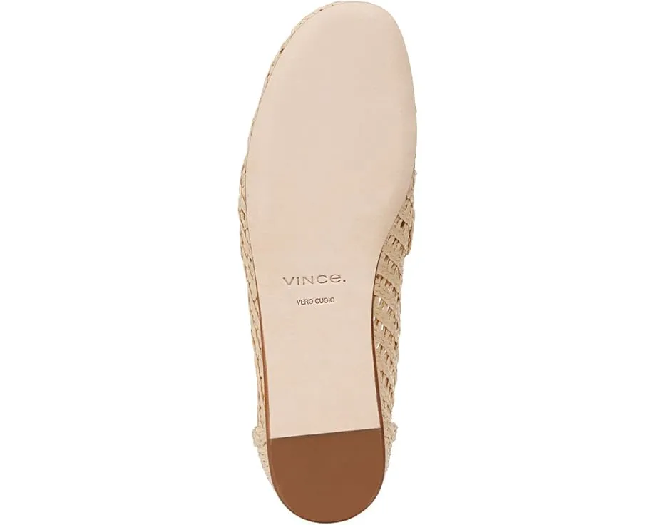 Vince Davis Raffia слипоны из натурального рафии с круглым носком