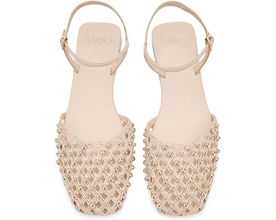 Franco Sarto балетки Inali Strappy с плетеным верхом и квадратным носком