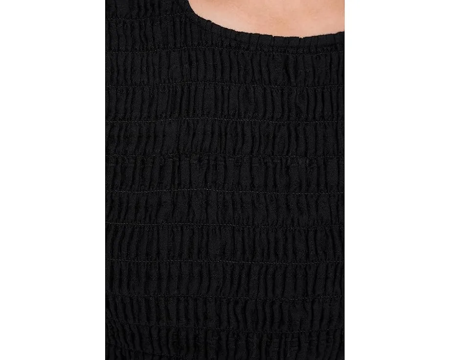 Топ Carolina Smocked Tank Michael Stars с защипами и круглым вырезом