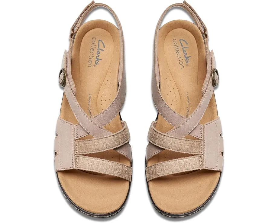 Классические босоножки Clarks Merliah Bonita на танкетке с ремешками