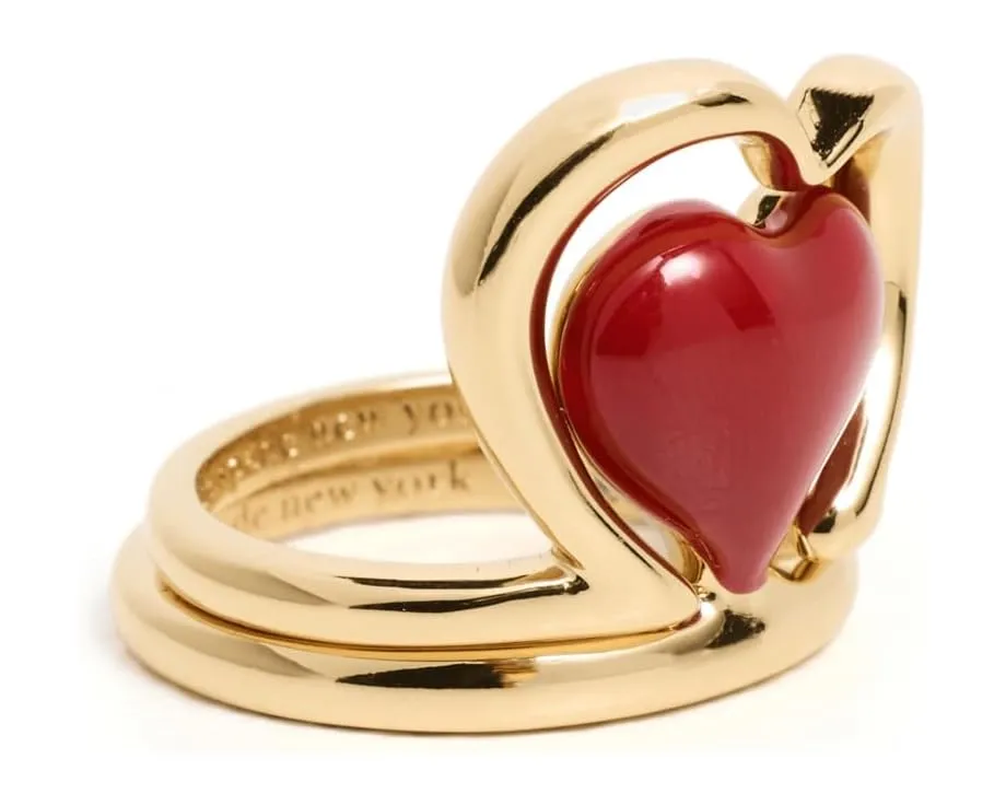 Кольцо Kate Spade New York Amour с крупным сердечком