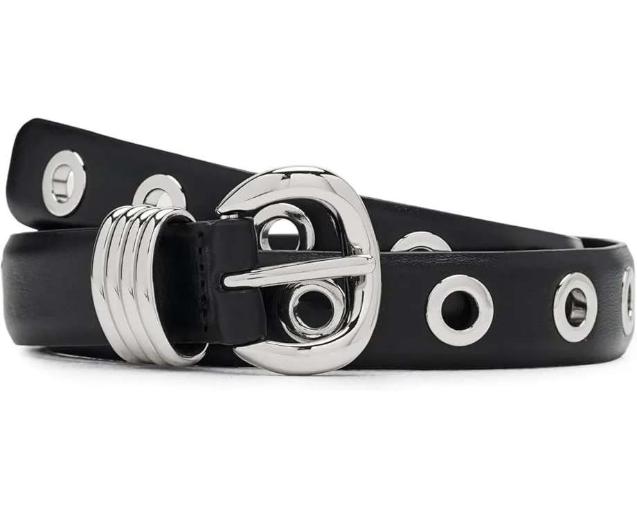 Ремень Madewell Inez Eyelet из кожи с люверсами и металлической пряжкой