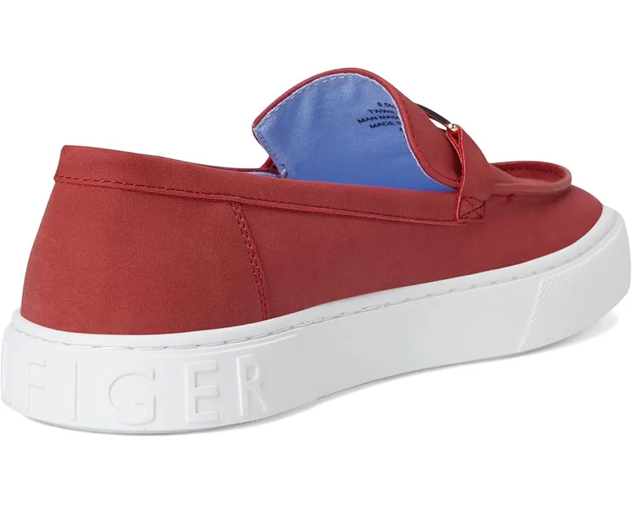 Лоферы Tommy Hilfiger Wilfer с металлическим логотипом и кожаной подошвой