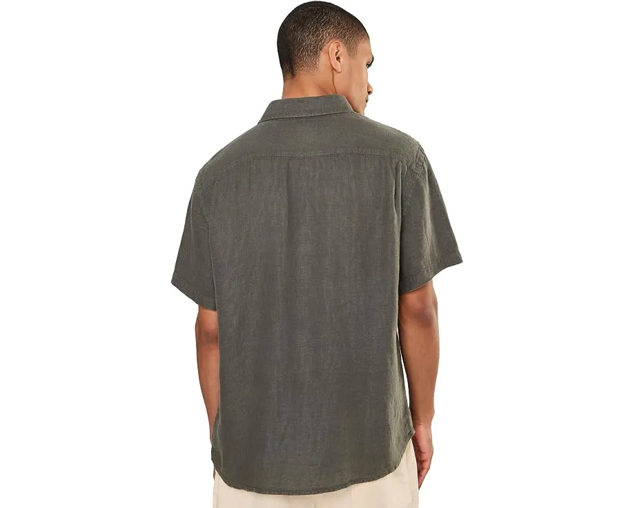 Faherty Short Sleeve Palma Linen Shirt льняная рубашка