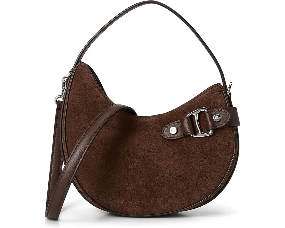 Маленькая сумка-кроссбоди Tasha из замши Lauren Ralph Lauren