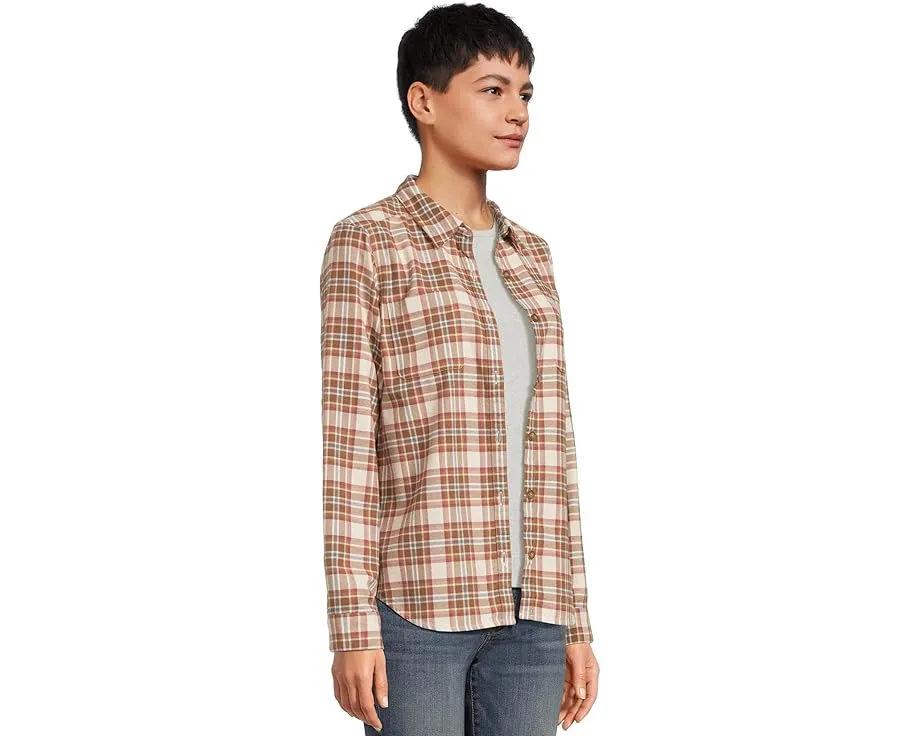 Royal Robbins оверсайз рубашка Lieback из органического хлопка в клетку