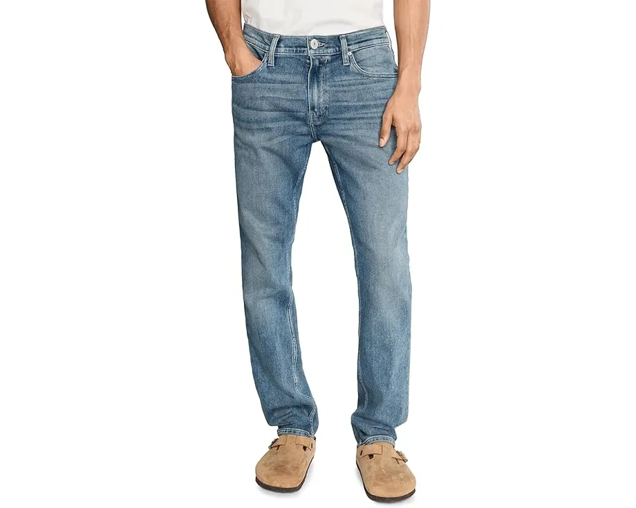 Джинсы Paige Federal Transcend Vintage Slim Straight в среднем оттенке Keppler