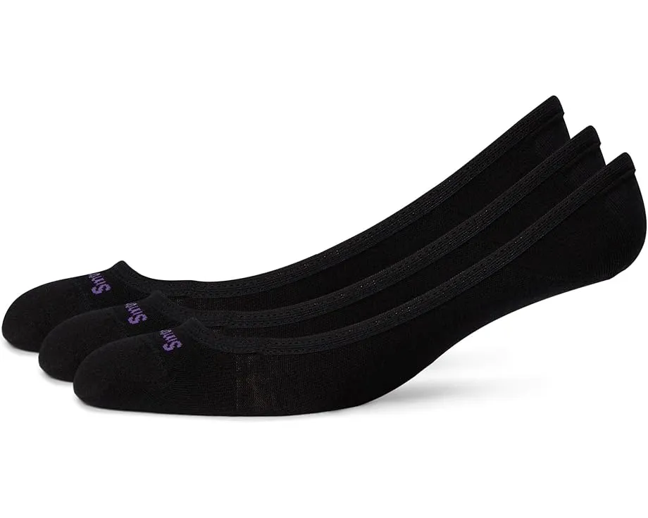 Smartwool Everyday Low Cut No Show носки 3 пары из мериноса в черном цвете