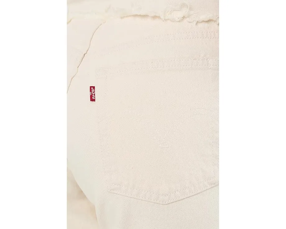 Прямые джинсы Levi's Ripped Wedgie с потертостями и рваными деталями