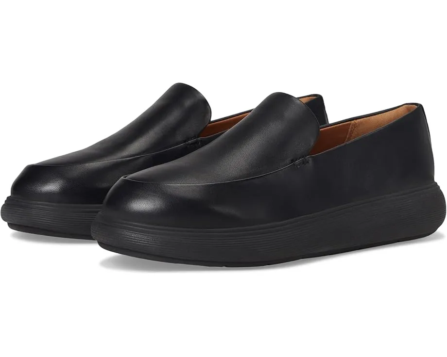 FitFlop Мокасины Iq-comff из кожи с анатомической стелькой и клиновидным каблуком