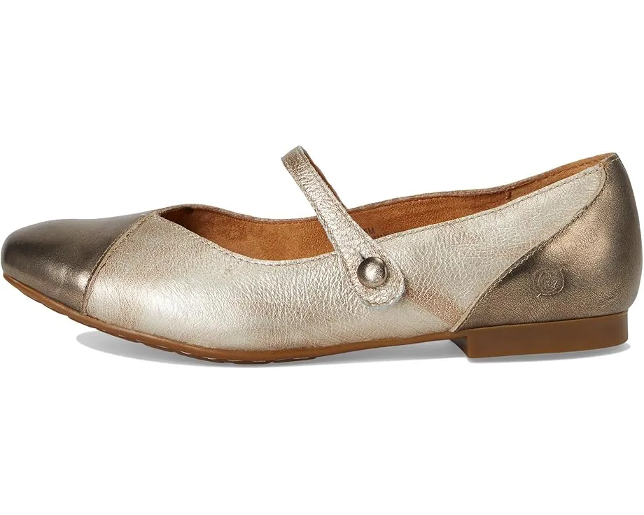 Балетки Pandora из цельнозерновой кожи с ремешком на щиколотке