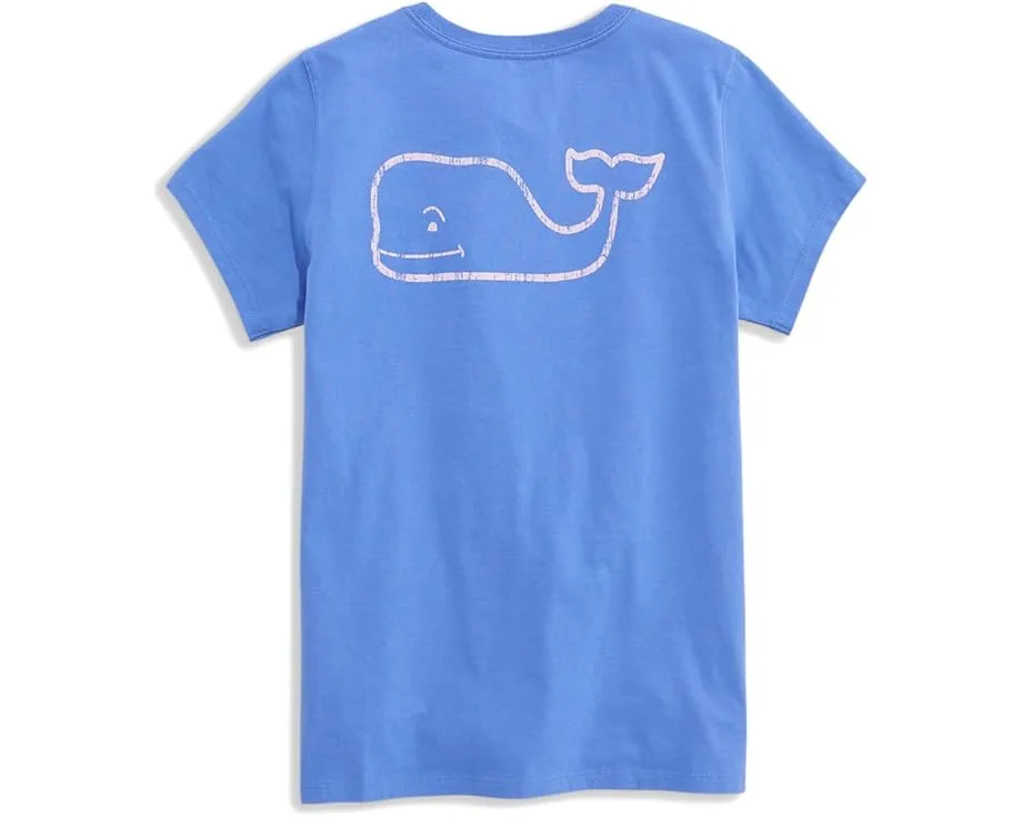 Детская футболка Vineyard Vines Kids с китом и короткими рукавами
