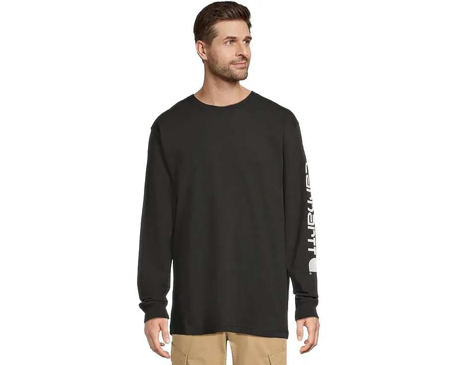 Carhartt Футболка с длинным рукавом и логотипом на рукаве