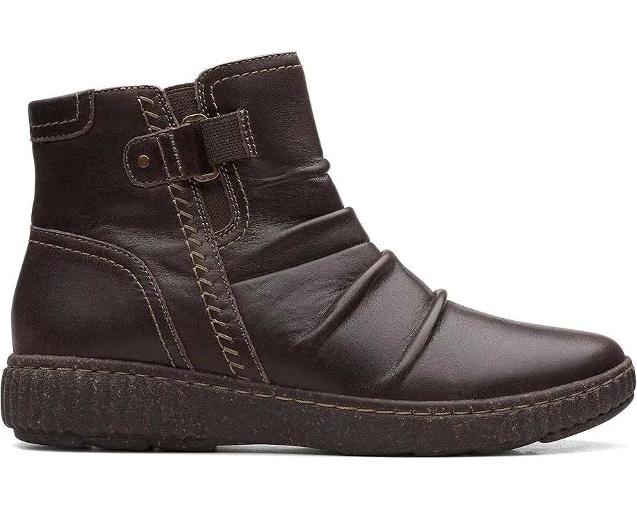 Ботильоны Clarks Caroline Orchid на рисовой подошве с круглым носком и молнией сзади