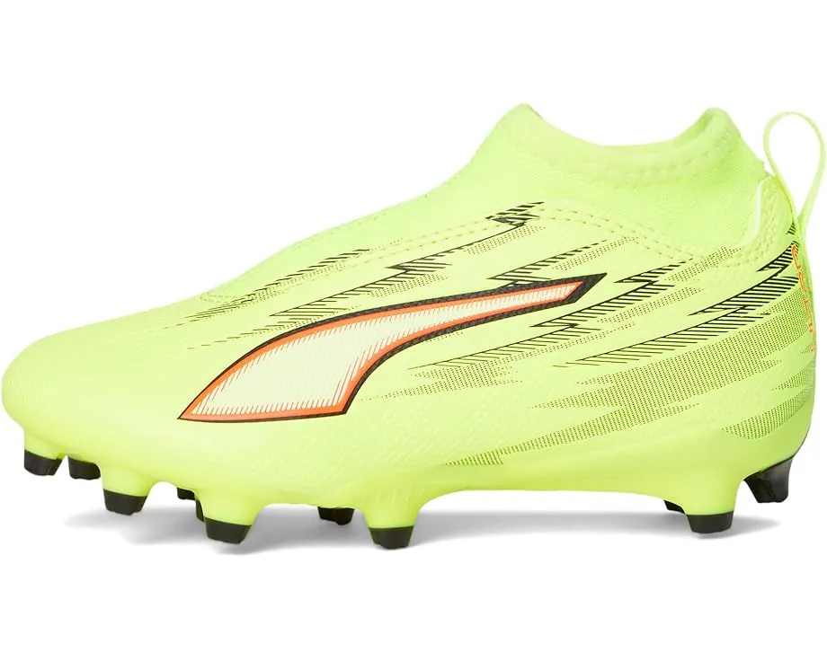 PUMA Детские футбольные бутсы Ultra 6 Match+ без шнуровки для твердого и искусственного покрытия с технологией SPEEDSYSTEM