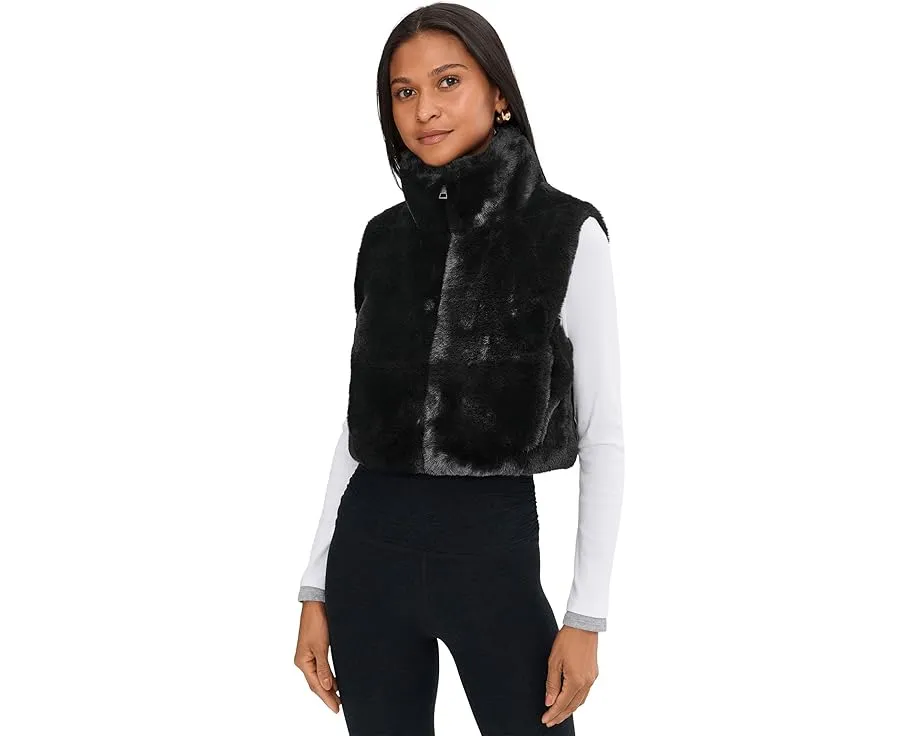 Beyond Yoga Жилет On The List Faux Fur из искусственного меха с карманами