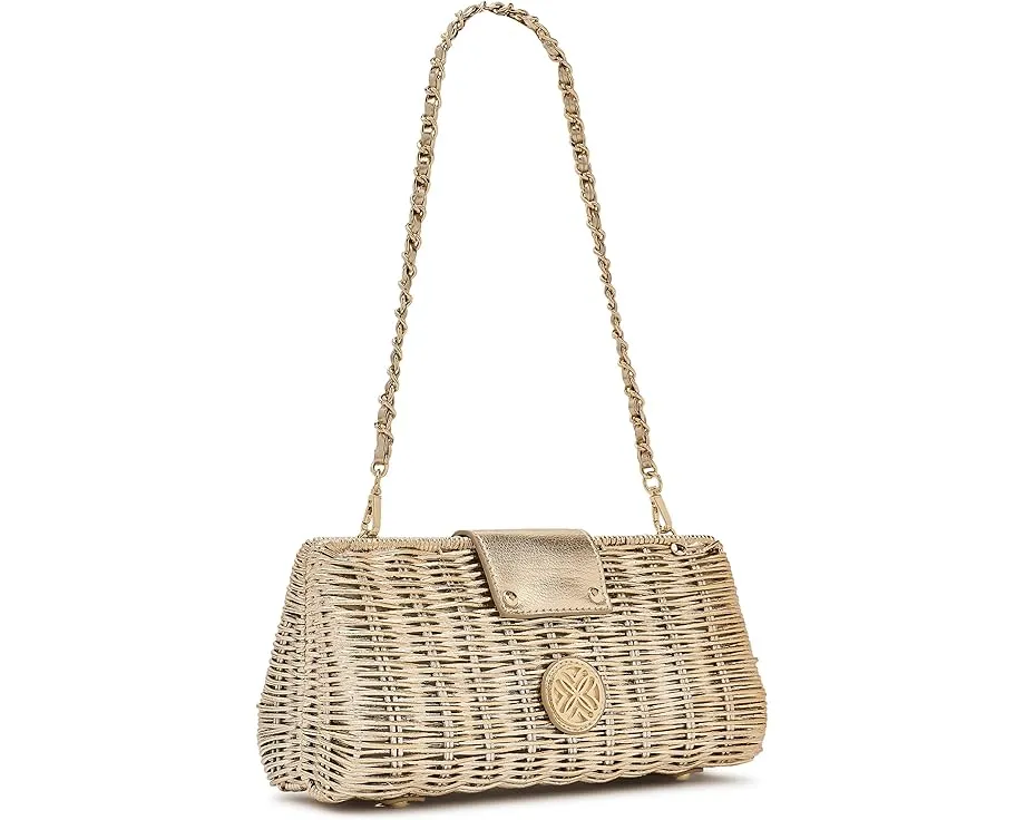 Клатч-кроссбоди Lilly Pulitzer Leena Wicker золотистый