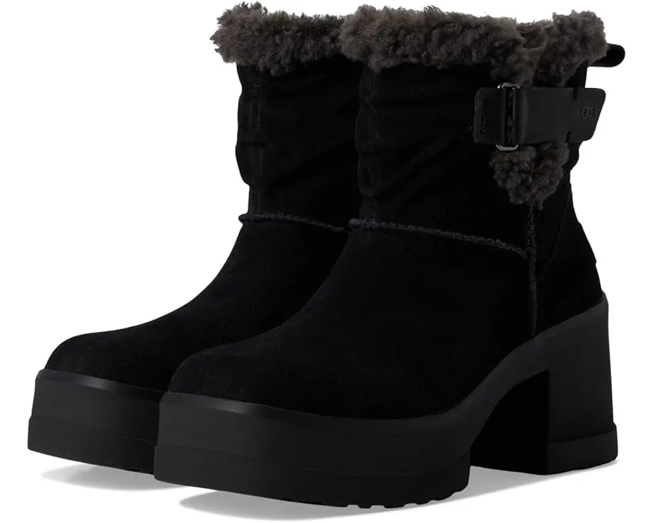 Ботильоны UGG Moxy Pull On на платформе 3.2 дюйма (8.13 см) с меховым воротником из овчины