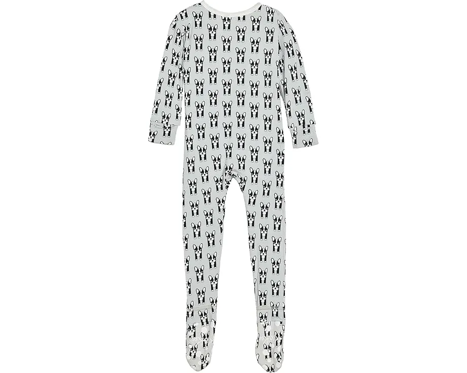 Комбинезон Kickee Pants Print Footie с двухсторонней молнией для младенцев