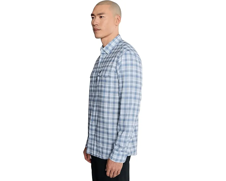 Рубашка Vineyard Vines Permit Plaid Performance Harbor из перфорированной ткани