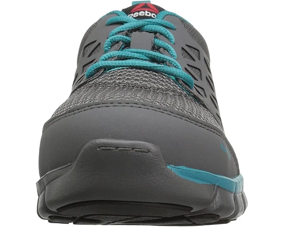 Кроссовки рабочие Reebok Sublite Cushion Work Alloy Toe SD серо-бирюзовые