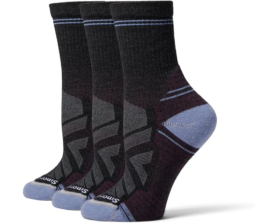 Носки Smartwool Hike Light Cushion Crew 3 пары для пеших походов с технологией Indestructawool
