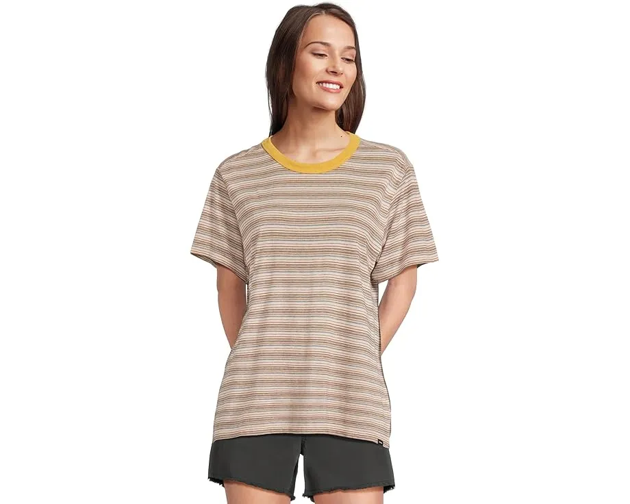 Короткий свитшот Prana Cozy Up SS Crew из конопли с защитой от запаха