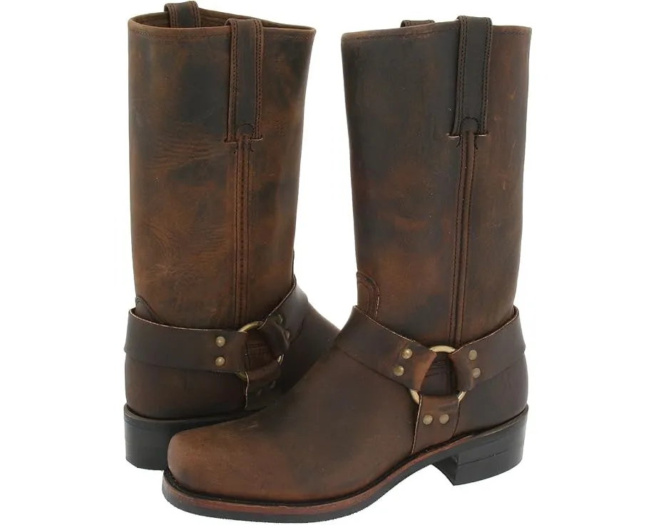 Ковбойские ботинки Frye Harness 12R из грубой кожи с упором