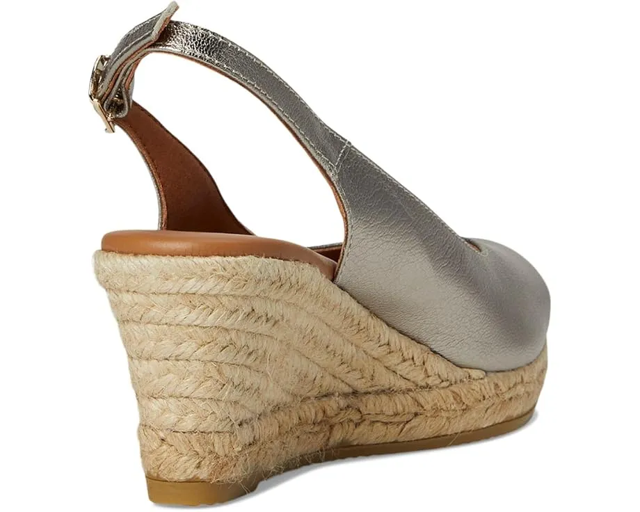 Toni Pons Туфли-лодочки Bremen-5P из металлизированной кожи на клине