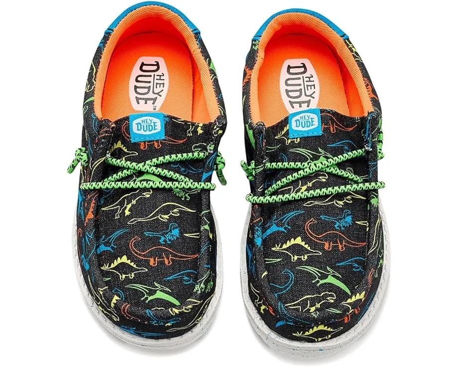 Детские кроссовки Hey Dude Kids Wally Print с гибкой подошвой