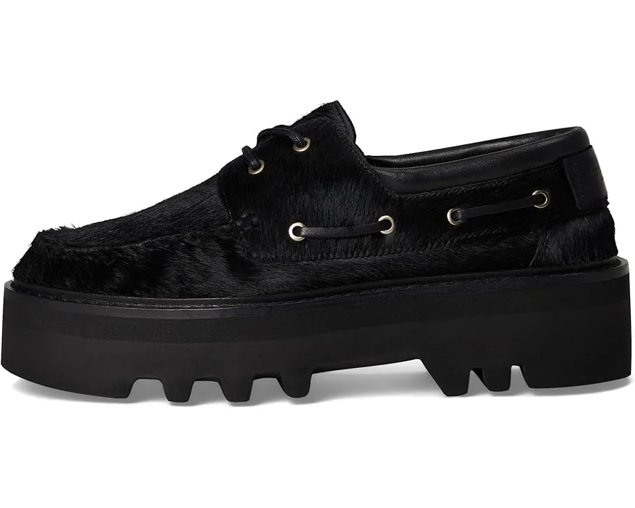 AllSaints Aastha лоферы на платформе с меховым верхом