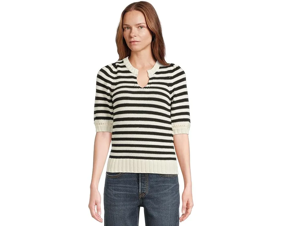 Michael Stars Rosanna полосатый свитер с пышными рукавами