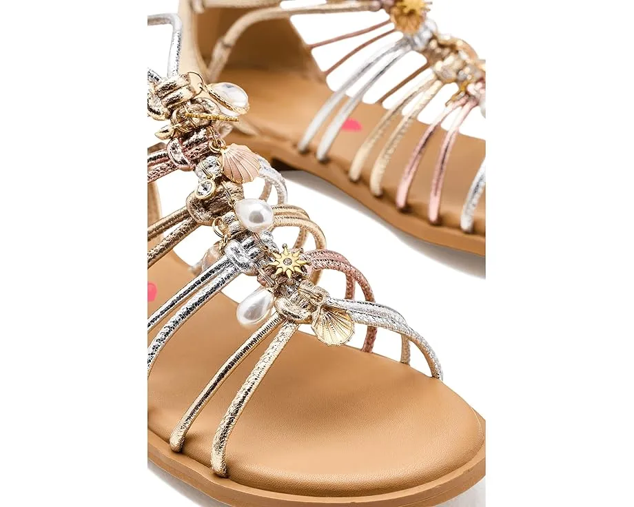 Steve Madden Glowee детские сандалии с металлическими бретелями и застежкой-молнией