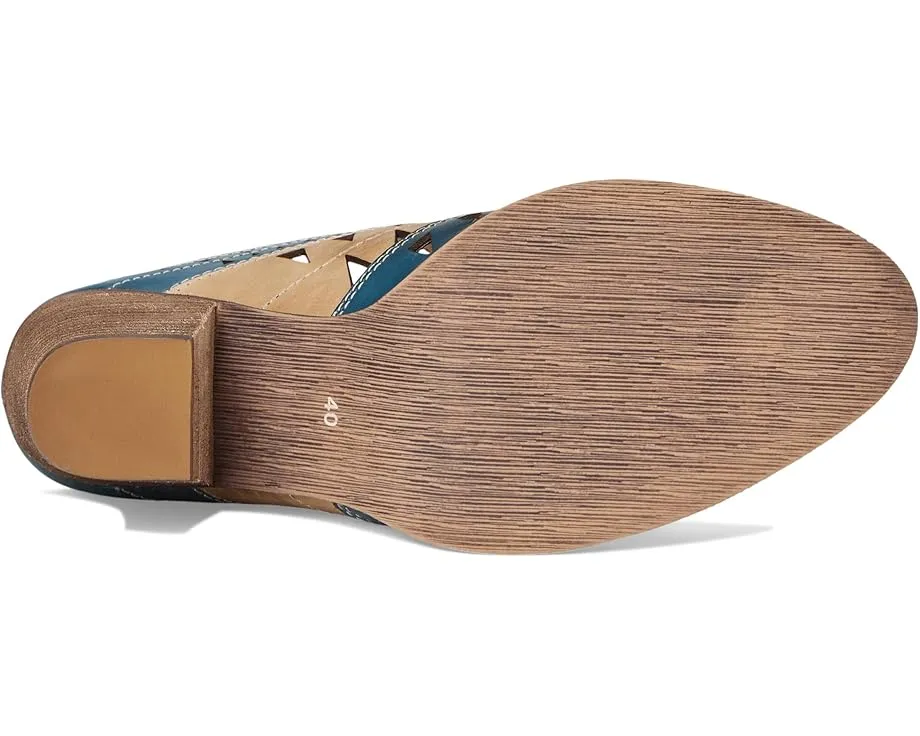 L'Artiste by Spring Step мюли Fantasee с лазерной резкой и ручной росписью