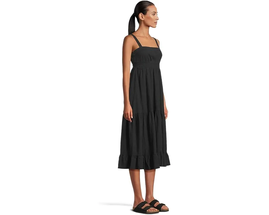 Платье миди без бретелей Taj с ярусами из конопли Toad&Co