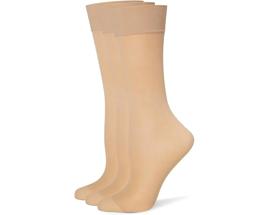 Гольфы Wolford Satin Touch в наборе 3 пары с атласным эффектом