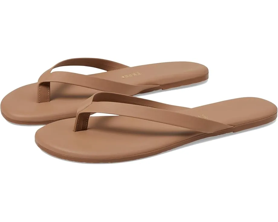 TKEES The Boyfriend Сланцы из натуральной кожи на резиновой подошве